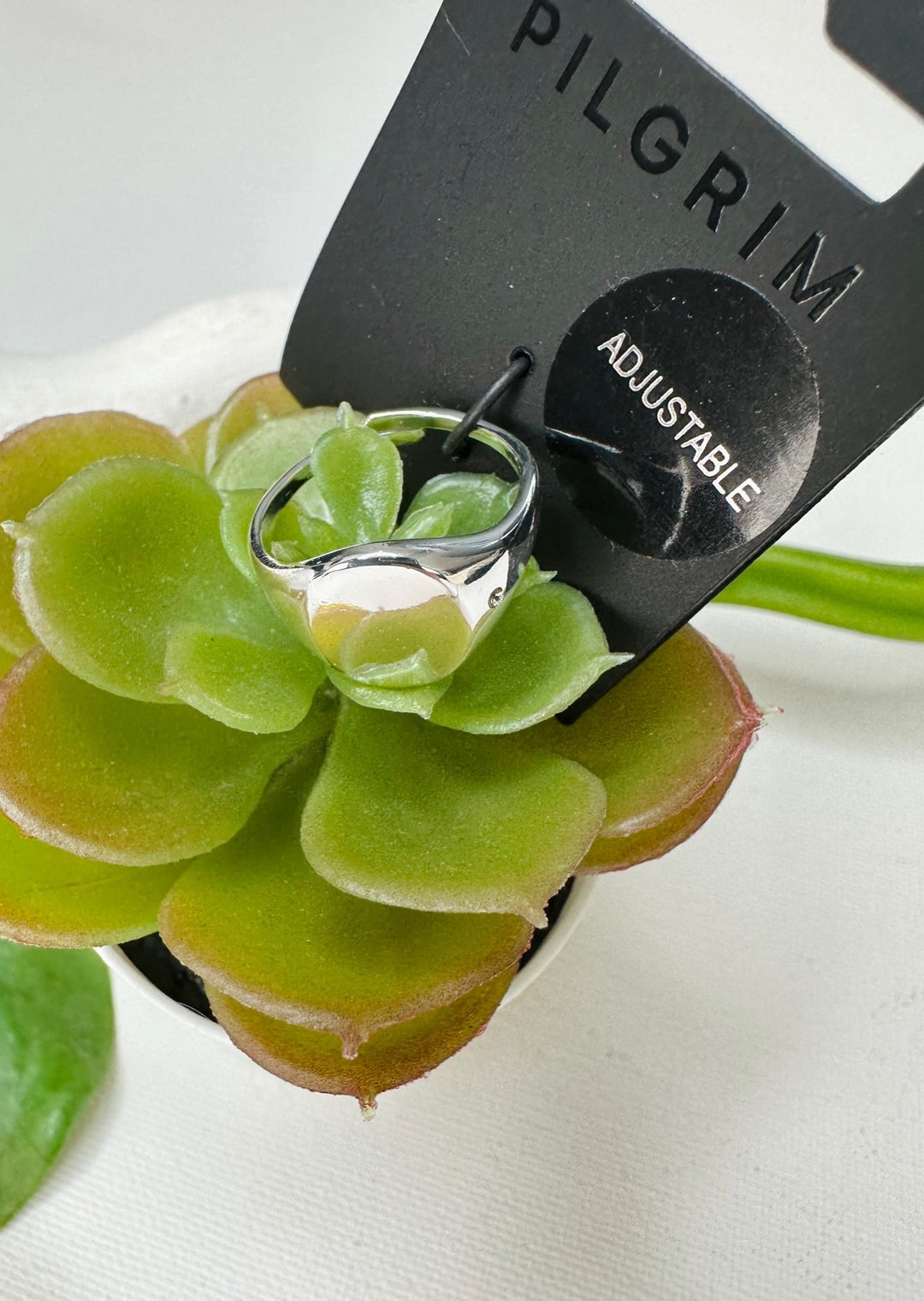 JULIETTA CRYSTAL SIGNET RING