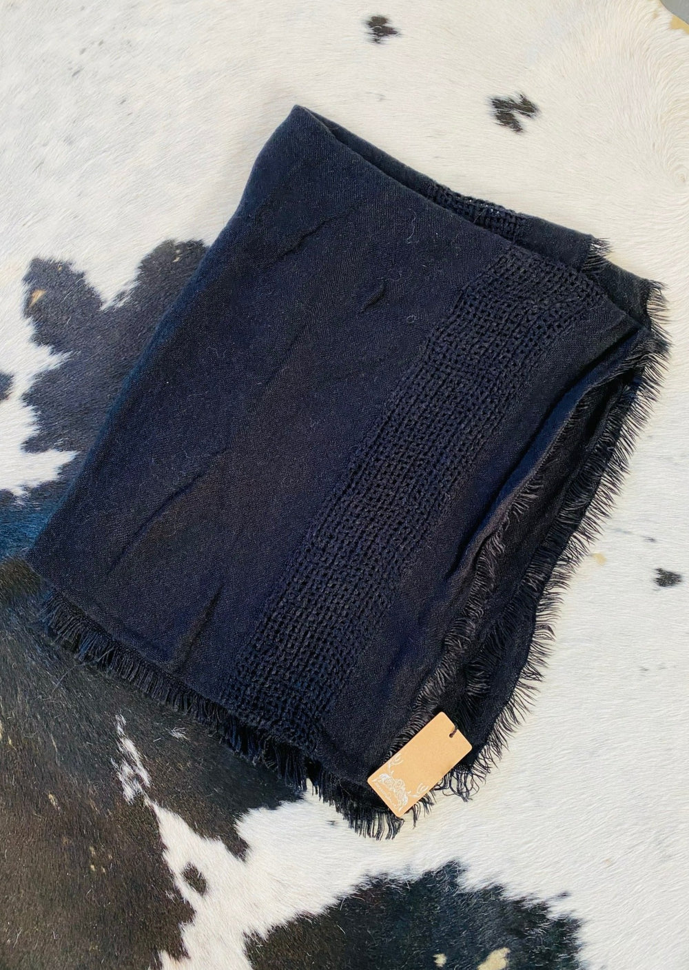 Jackson Rowe Olive Scarf in Black