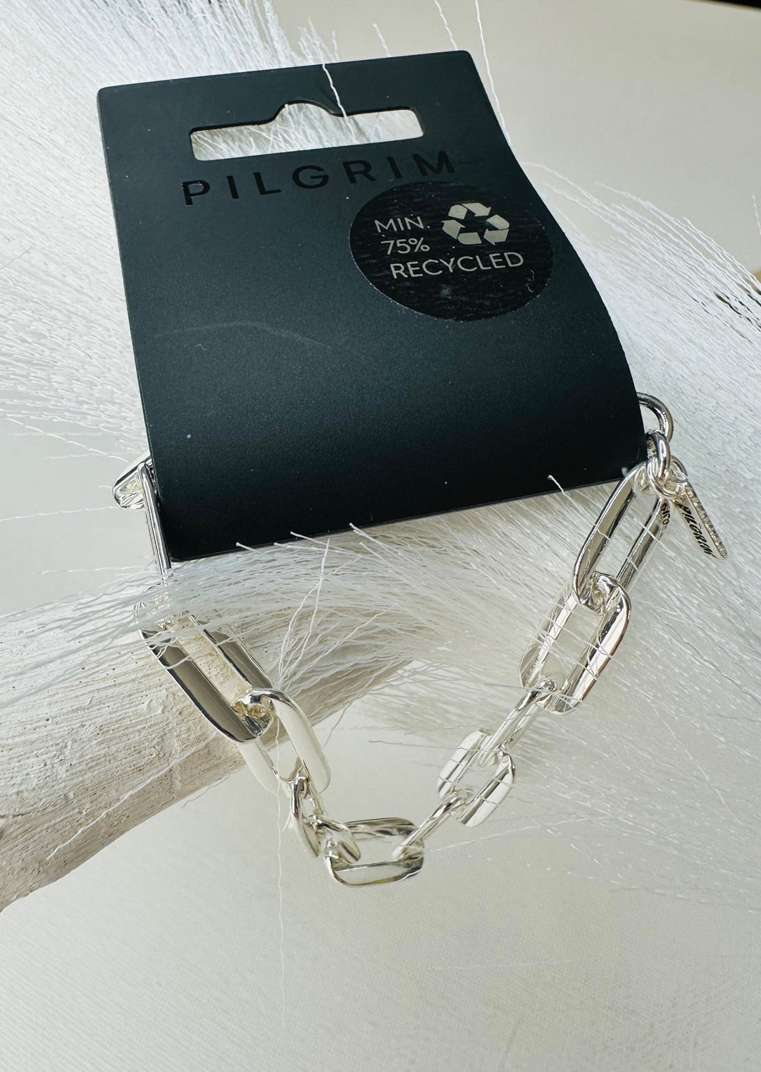 KINDNESS RECYCLED CABLE CHAIN BRACELET