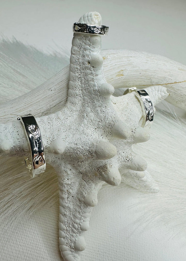KINDNESS RUSTIC HOOP EARRINGS & CUFF