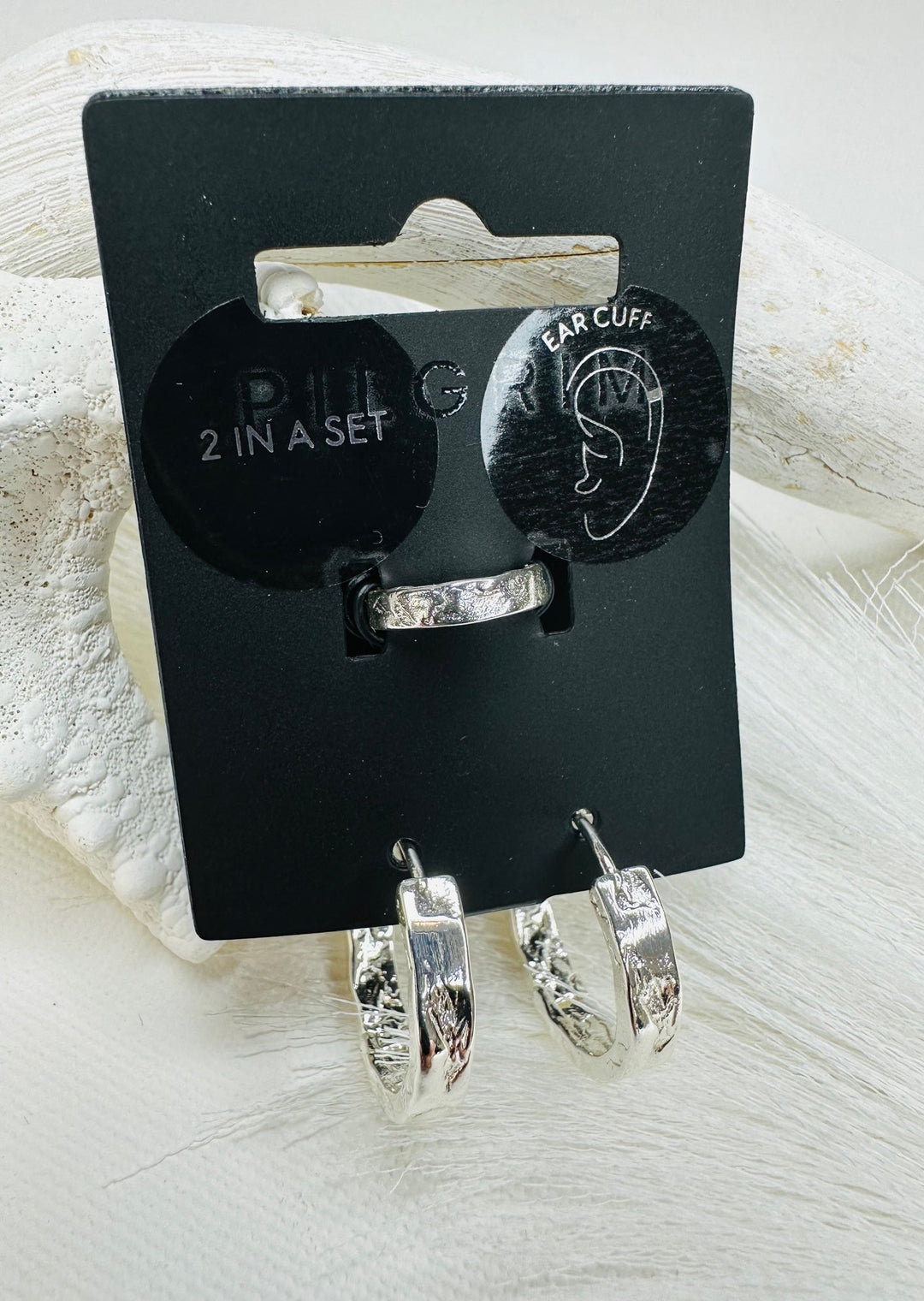 KINDNESS RUSTIC HOOP EARRINGS & CUFF