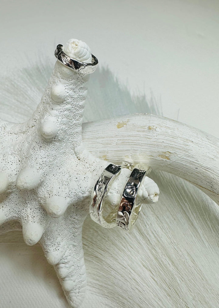 KINDNESS RUSTIC HOOP EARRINGS & CUFF