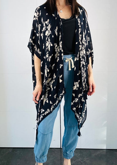 LEDGER TASSEL KIMONO