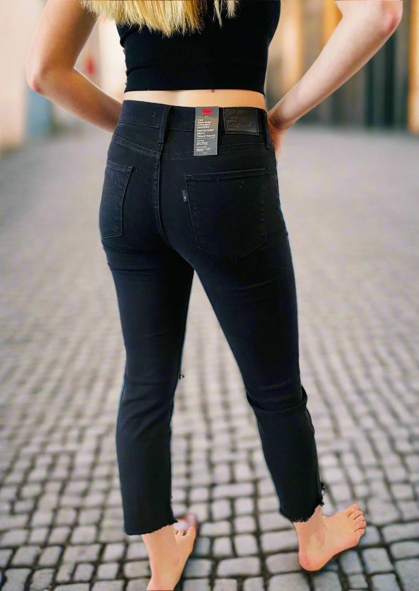 724 HIGH RISE STRAIGHT CROP JEANS