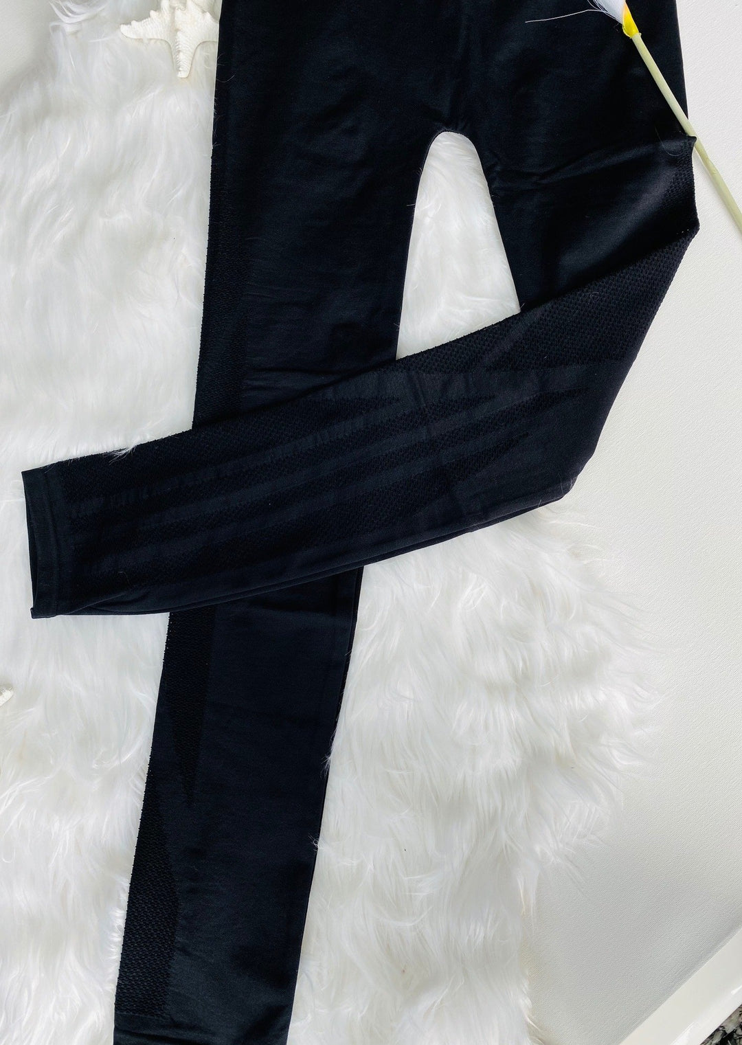 NYLON BLACK COMPRESSION LEGGINGS