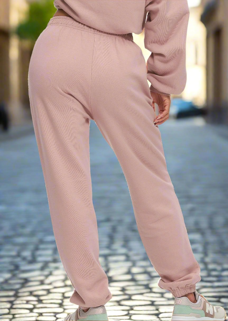 OVERSIZED ADOBE ROSE SWEATPANTS