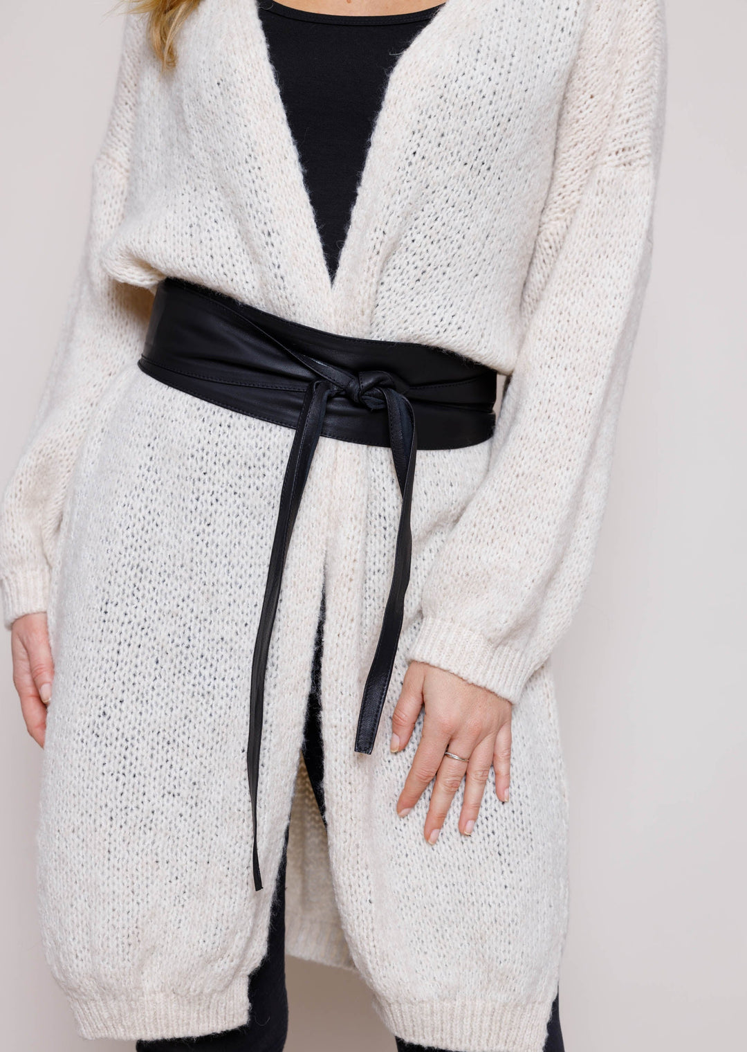 OLIVIA LEATHER WRAP BELT