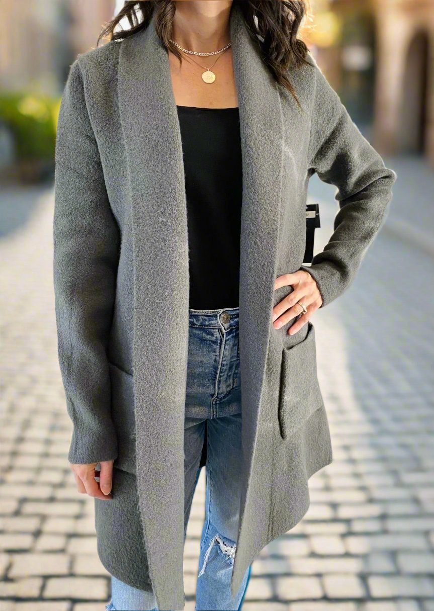 PATCH POCKET LEAD COAT