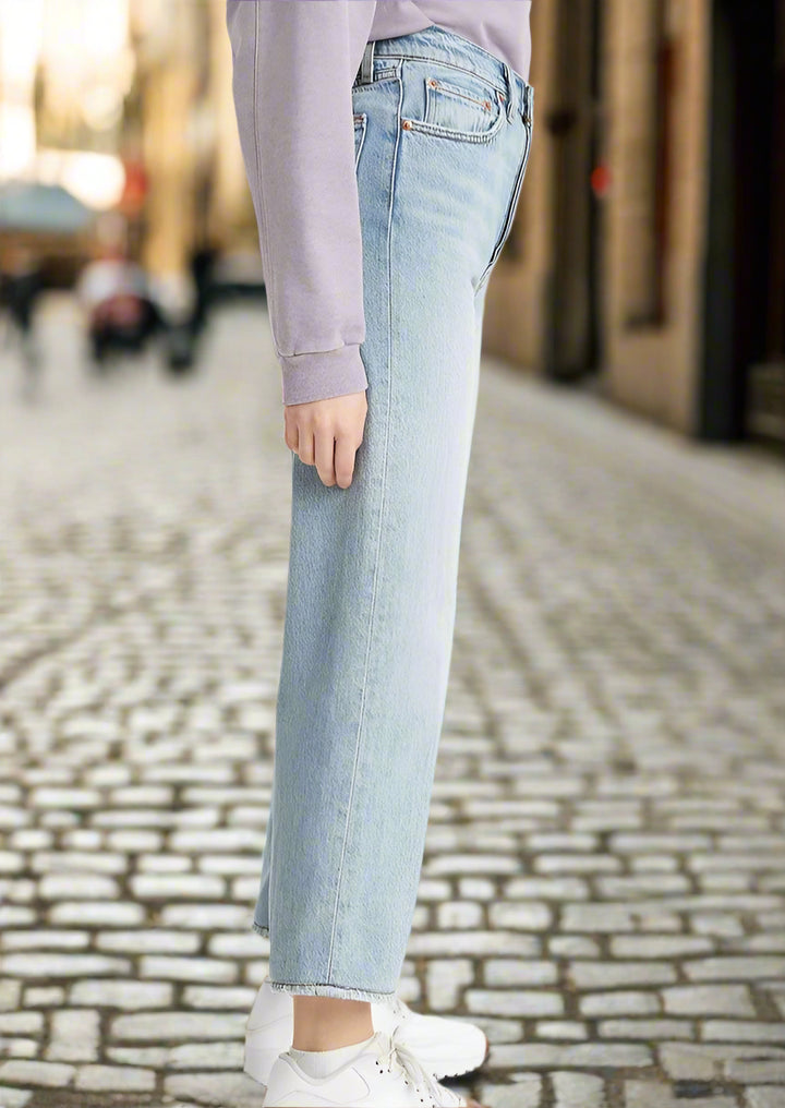 RIBCAGE STRAIGHT ANKLE JEANS