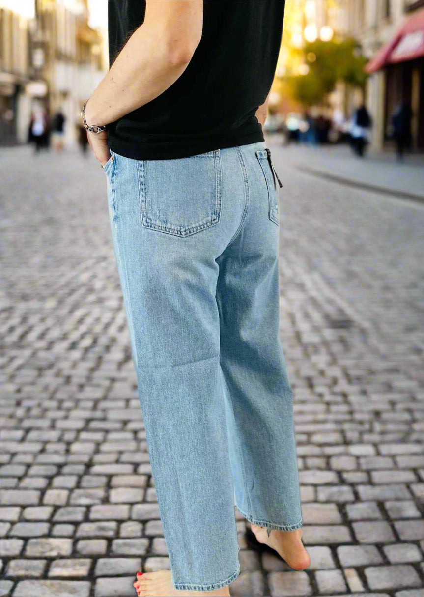 SAVANNAH MYSTIQUE WIDE LEG JEANS