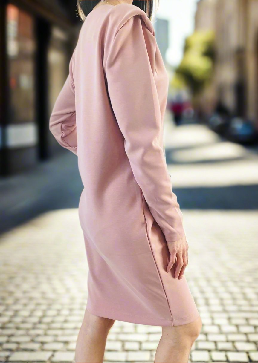 SOFT TOUCH PINK MODAL DRESS