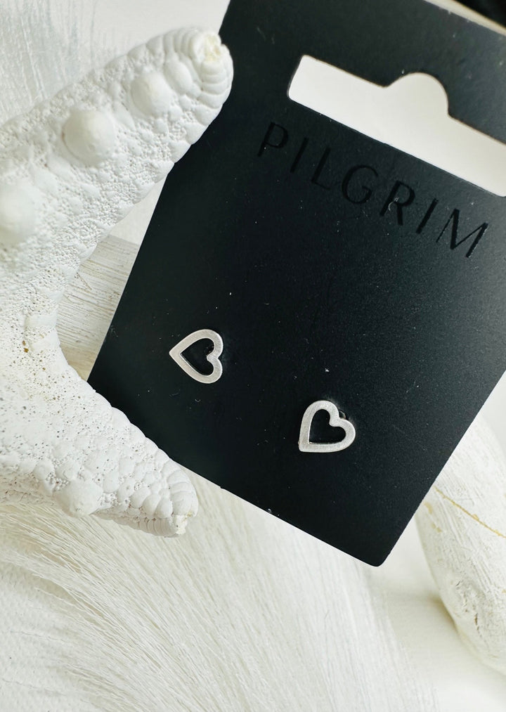 SOPHIA OPEN HEART STUD EARRINGS