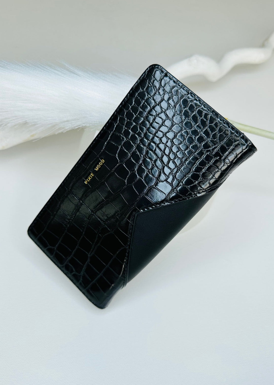 SOPHIE WALLET - FAUX BLACK