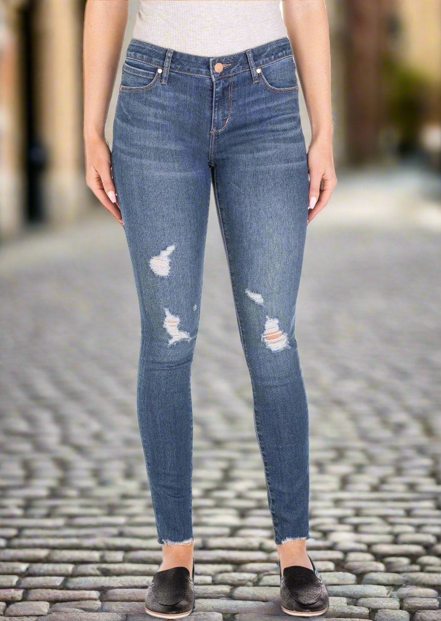 SARAH DISTRESSED SKINNY JEAN - ALISO VIEJO