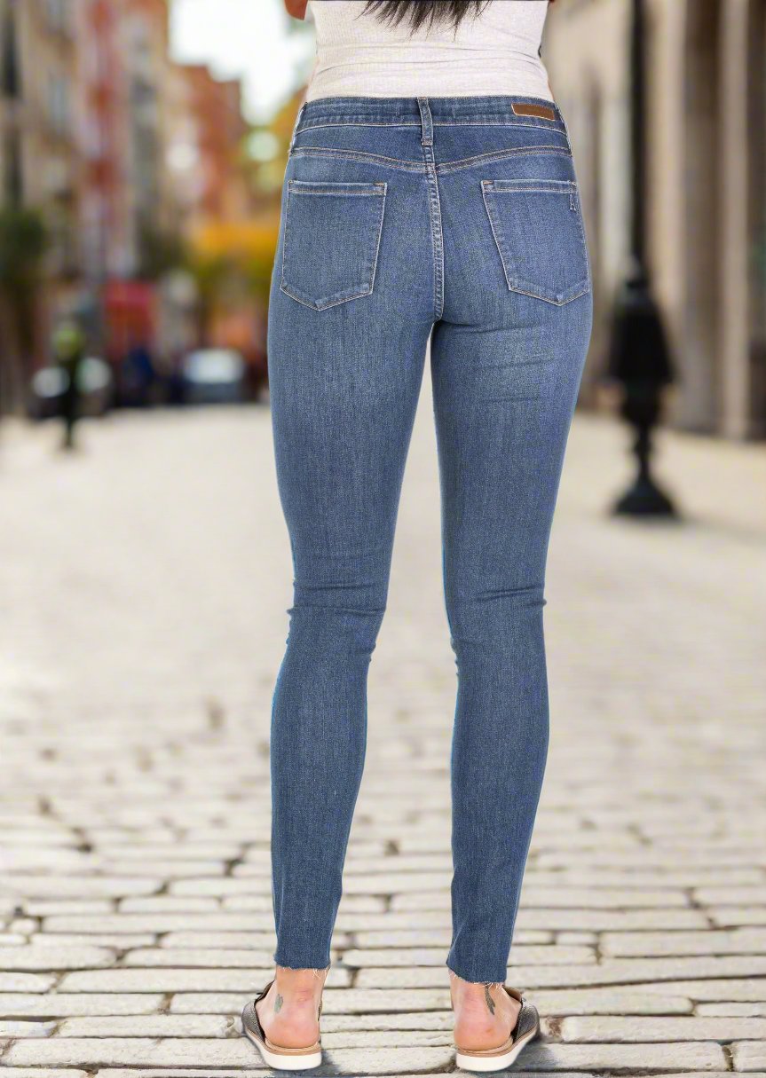 SARAH DISTRESSED SKINNY JEAN - ALISO VIEJO