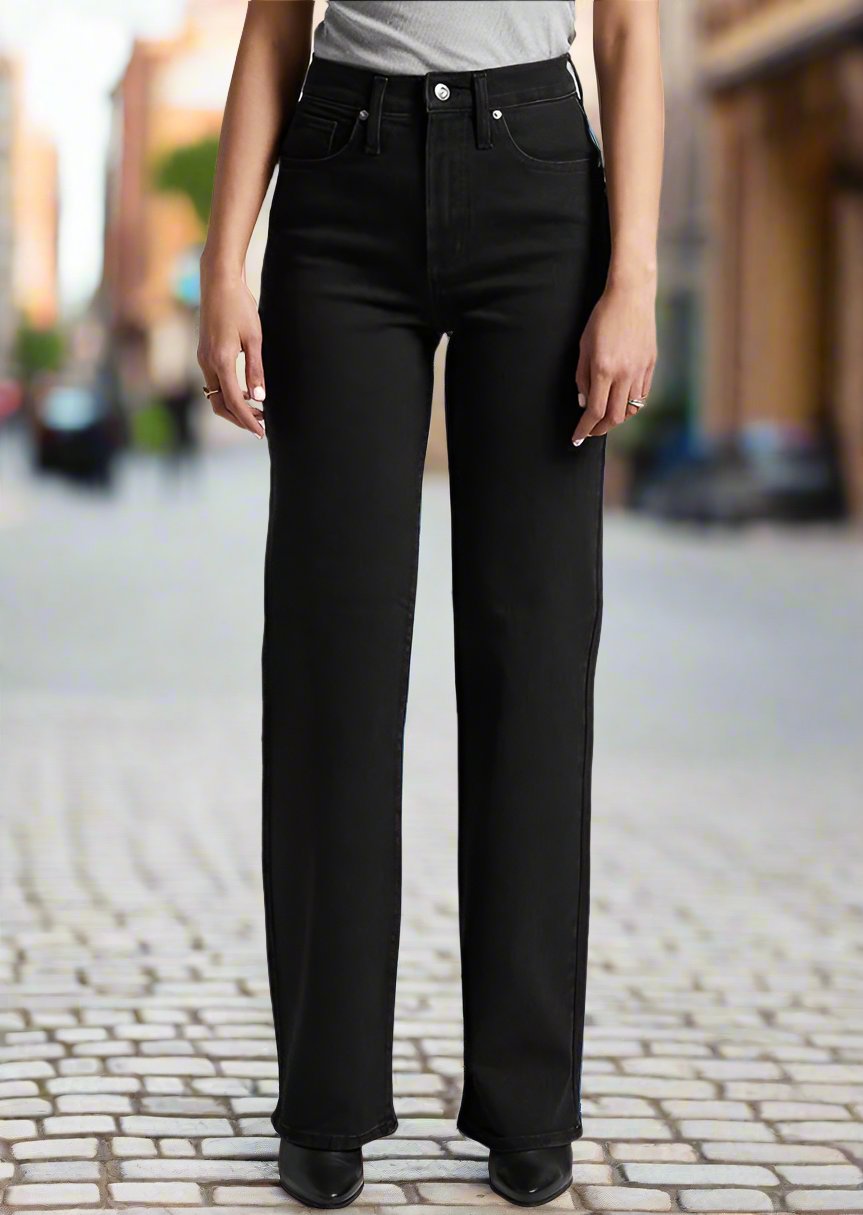 HIGHLY DESIRABLE BLACK TROUSER JEANS