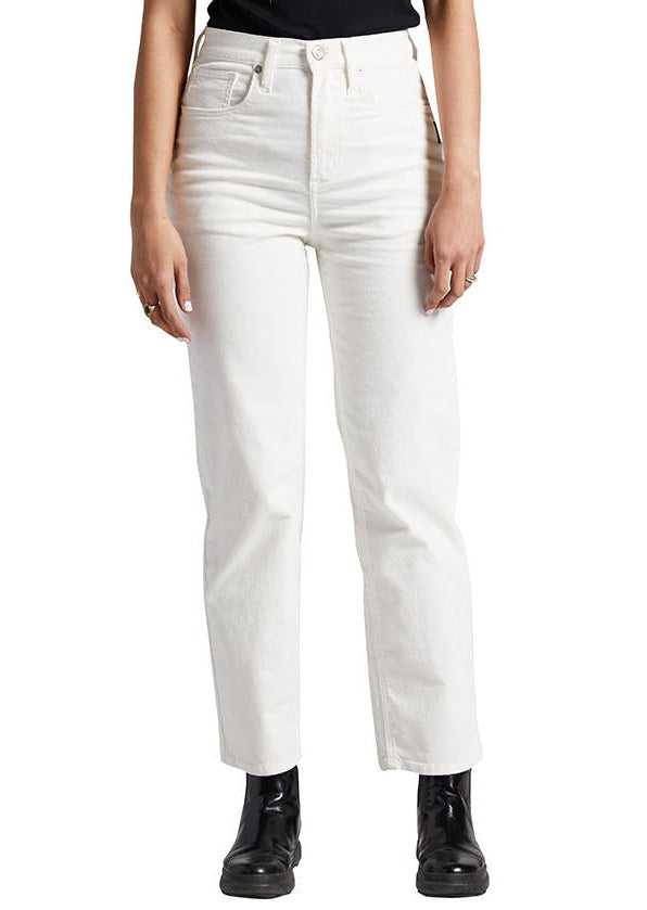 HIGHLY DESIRABLE STRAIGHT WHITE CORD JEANS