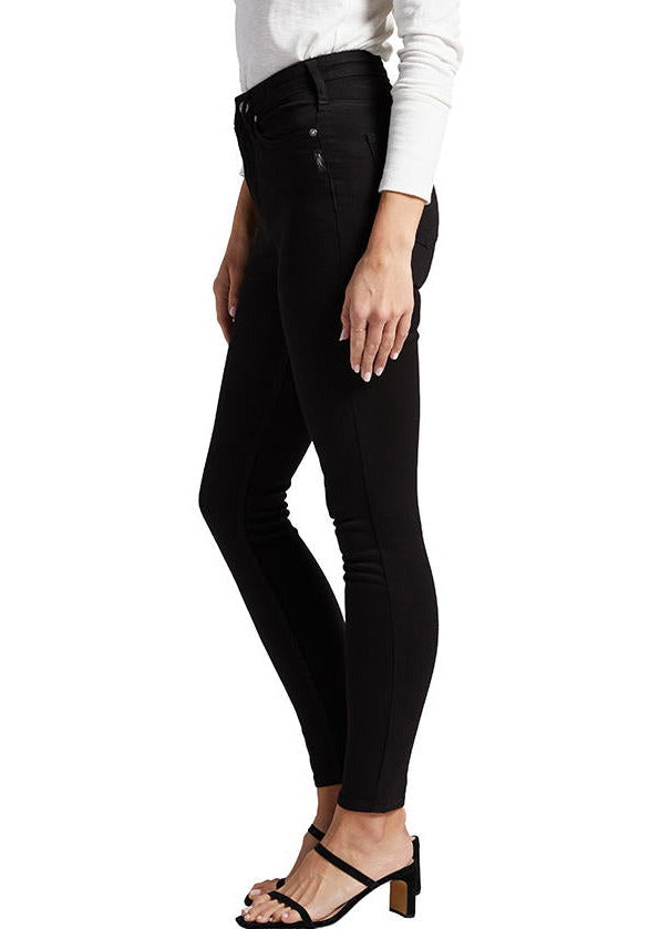 INFINITE FIT BLACK ECO JEANS SIDE VIEW