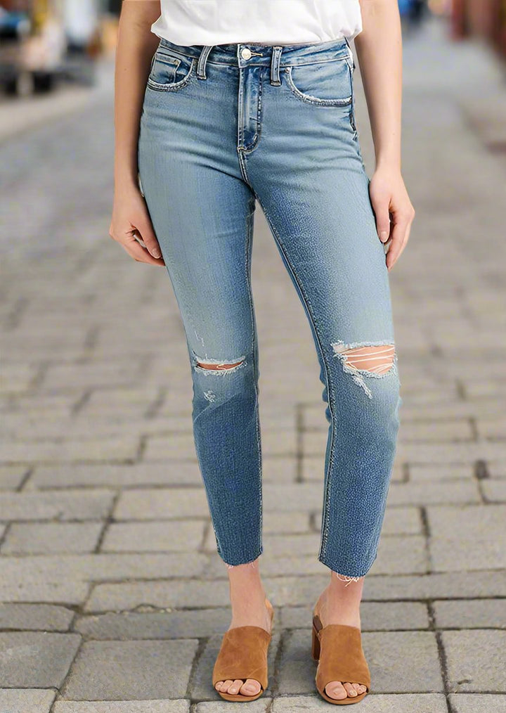 MOST WANTED STRAIGHT CROP JEANS
