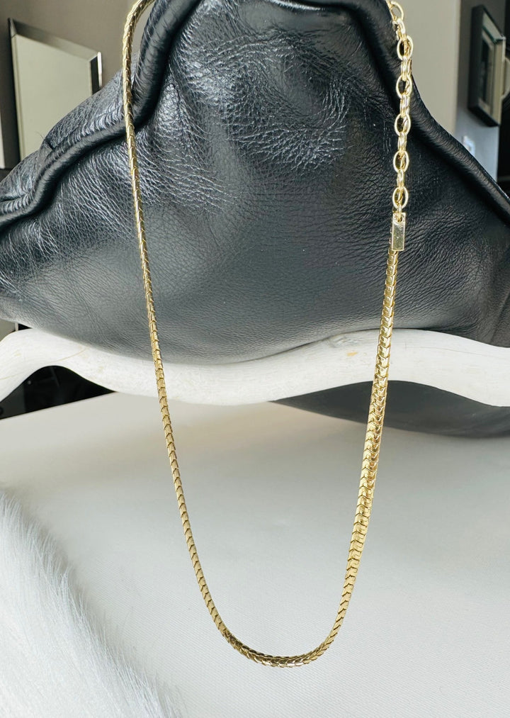 TALIA GOLD SNAKE CHAIN NECKLACE