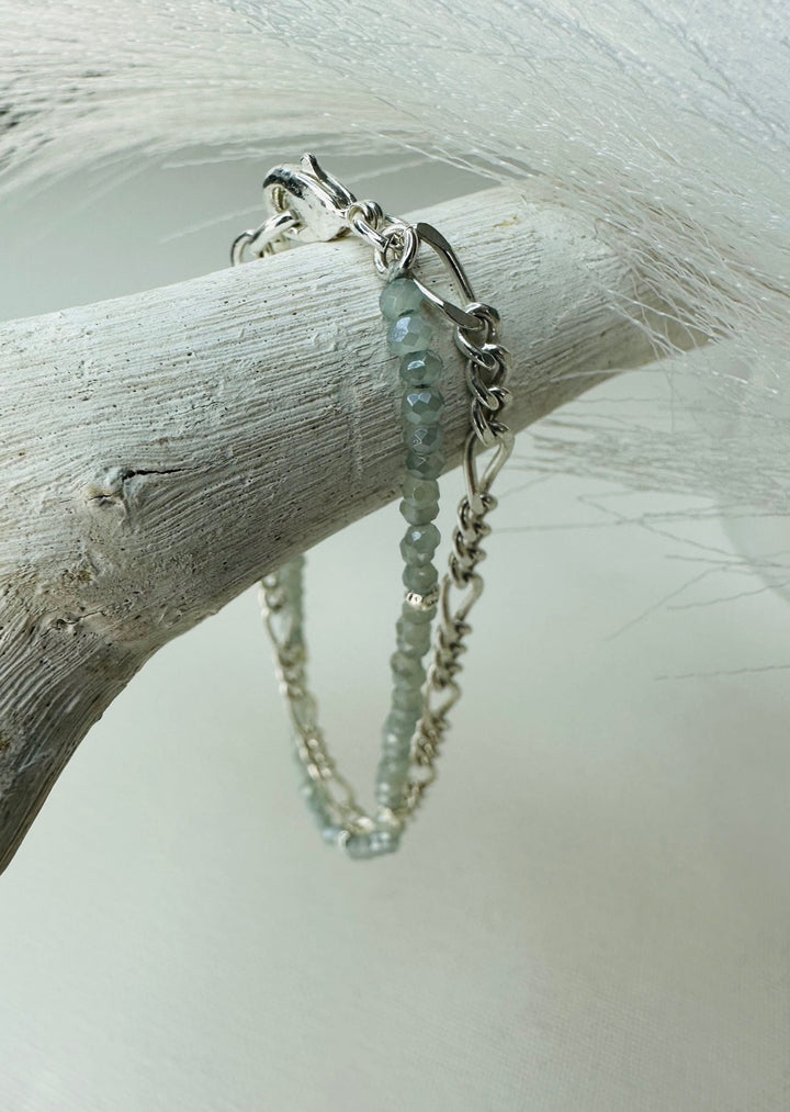 THANKFUL BLUE PEARL BRACELET