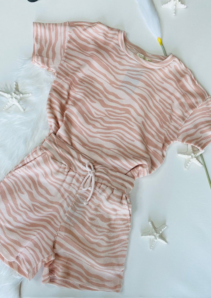 TIGER SHRIMP WAFFLE KNIT SHORT