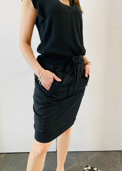 THE ULTIMATE JOGGER SKIRT - BLACK