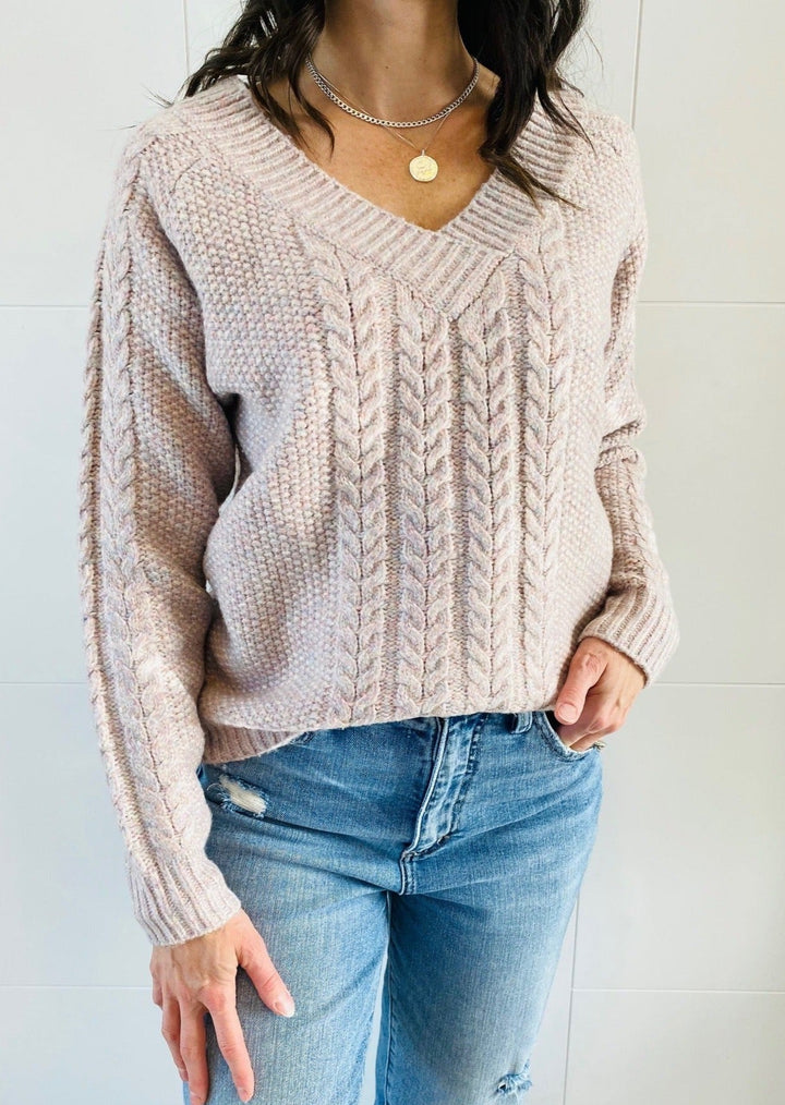 TOMIE CHUNKY KNIT SWEATER