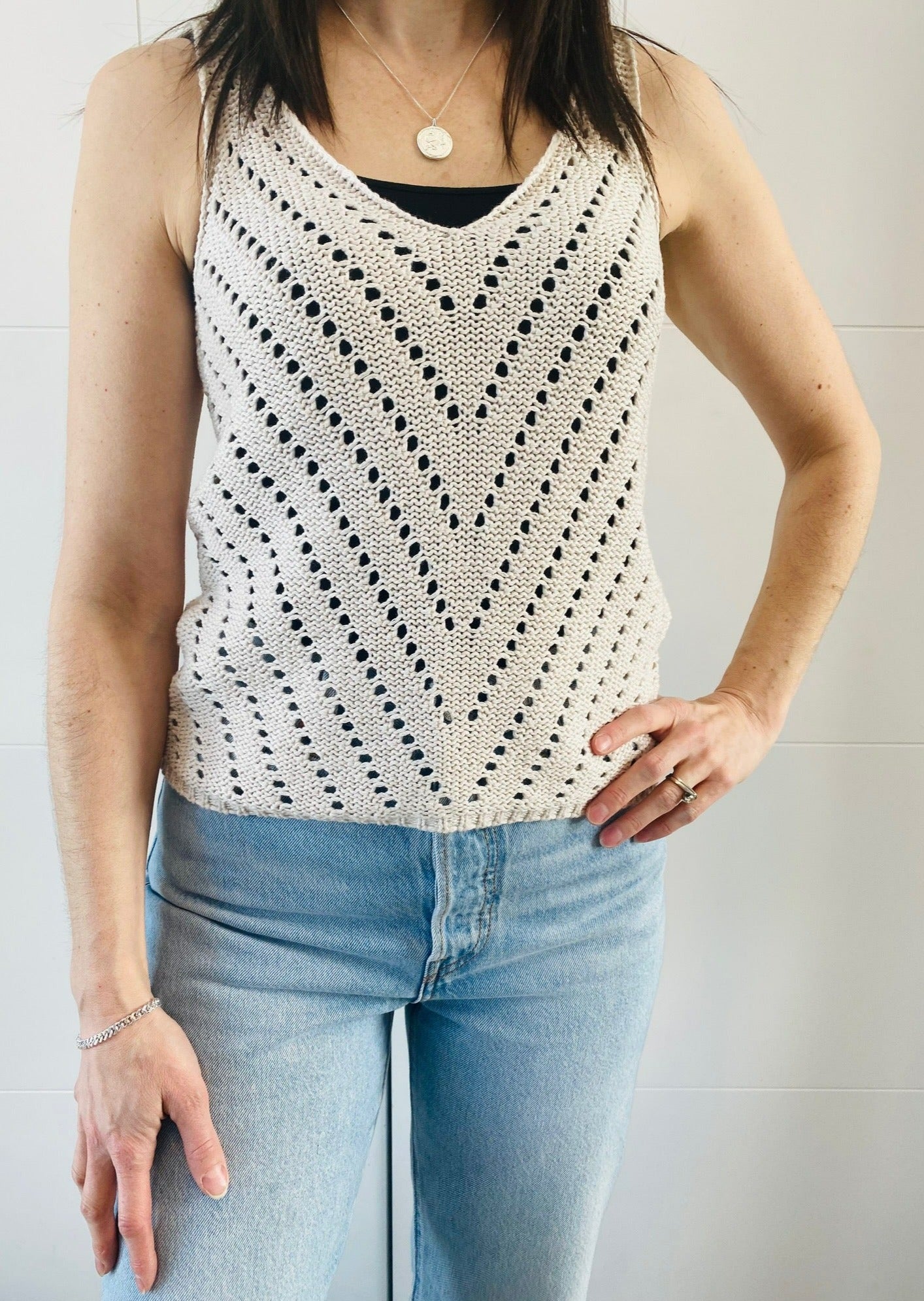 Crochet sweater tank 2025