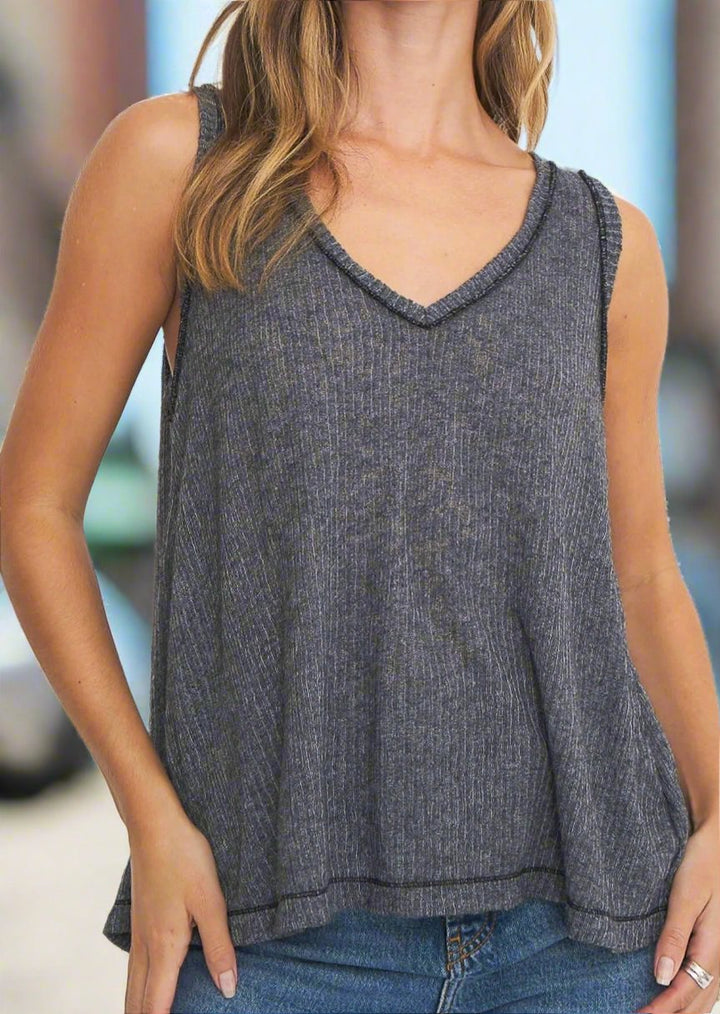 ROLL WITH IT SPLIT BACK TANK