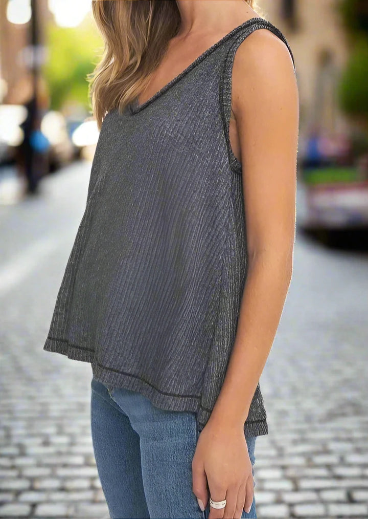 ROLL WITH IT SPLIT BACK TANK